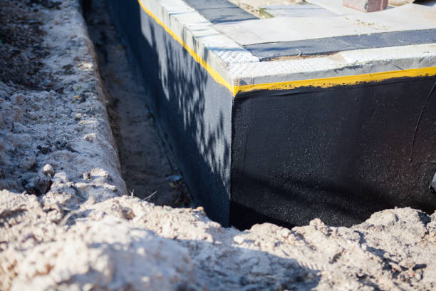 Professional Exterior Waterproofing technician working in Waterville, MN